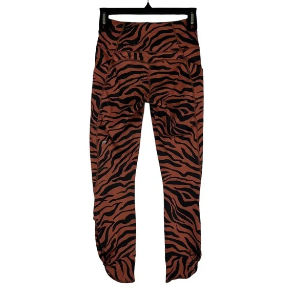 Fabletics PureLuxe Twist Leggings Womens Size XS Brown Black - Picture 2 of 15